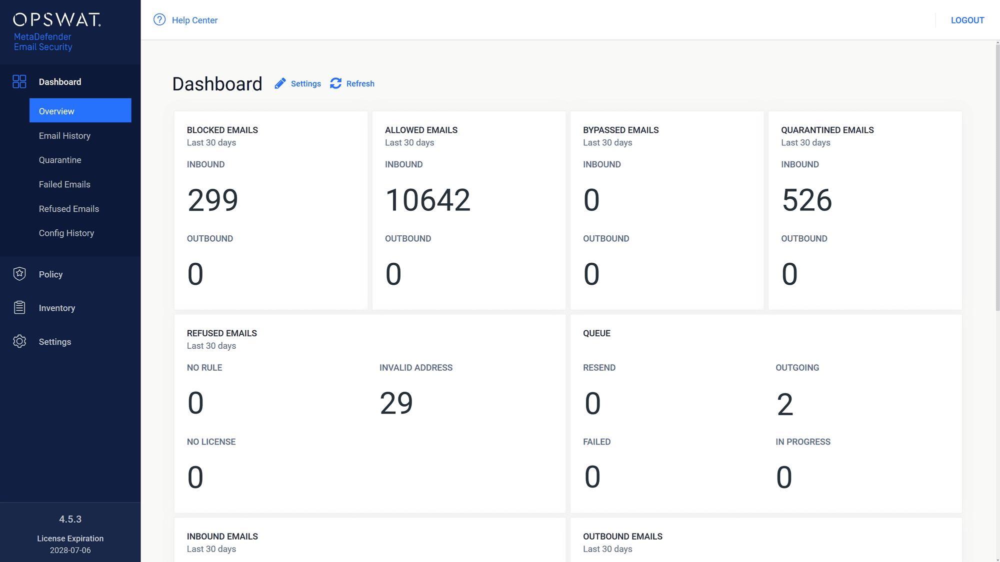 MetaDefender Email Security v4.5.3 Release