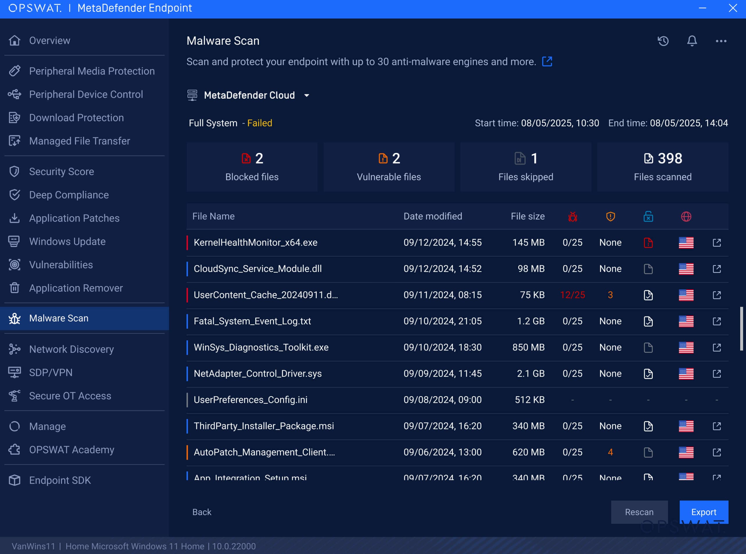 MetaDefender Endpoint™ v7.6.2508 Release