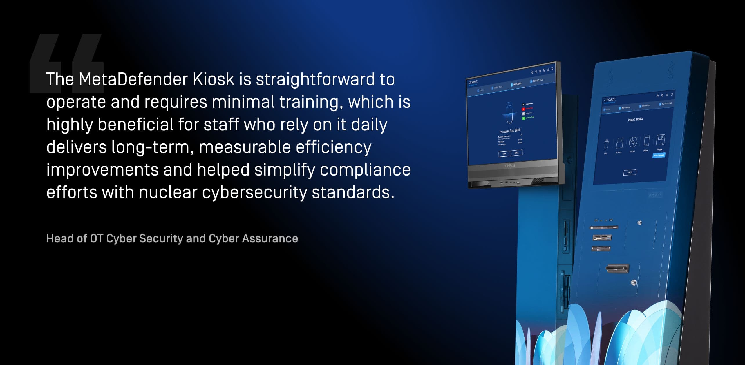 Global Supplier Neutralizes Removable Media and Transient Device Threats for Its Nuclear Operations