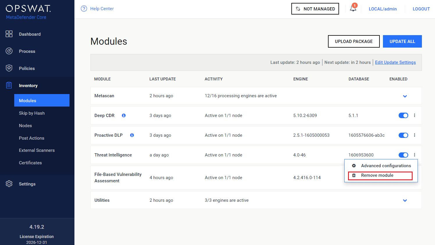 MetaDefender Core v4.19.2 Release