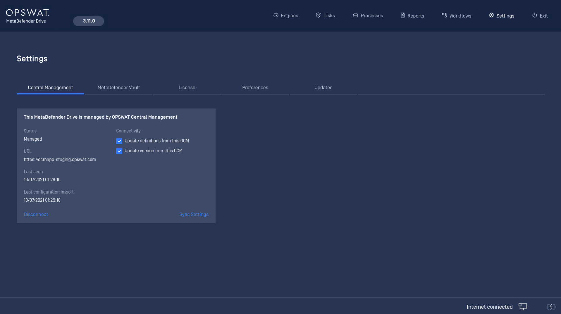 MetaDefender Drive v3.11.0 Release