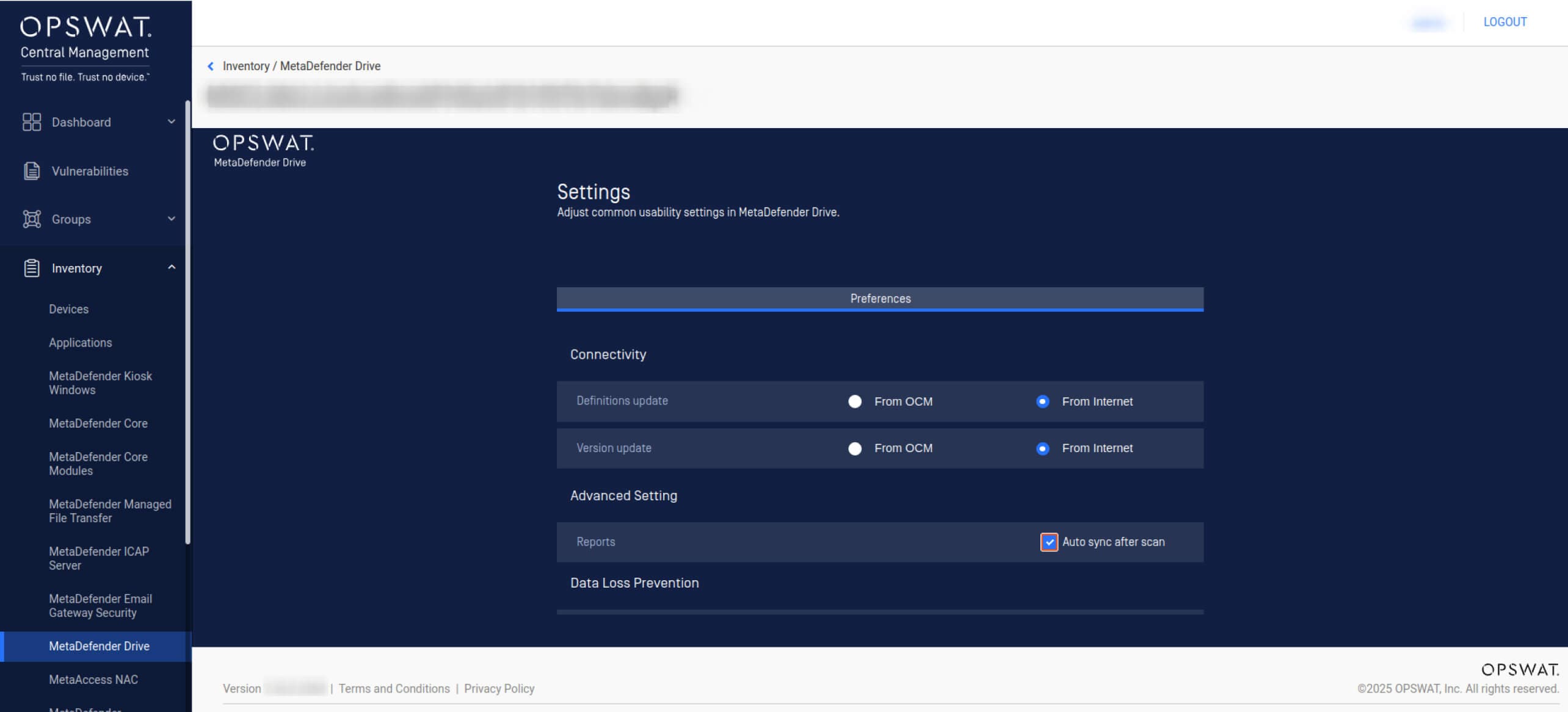 MetaDefender Drive™ v4.2.0: Introducing Central Management with OPSWAT Management Console