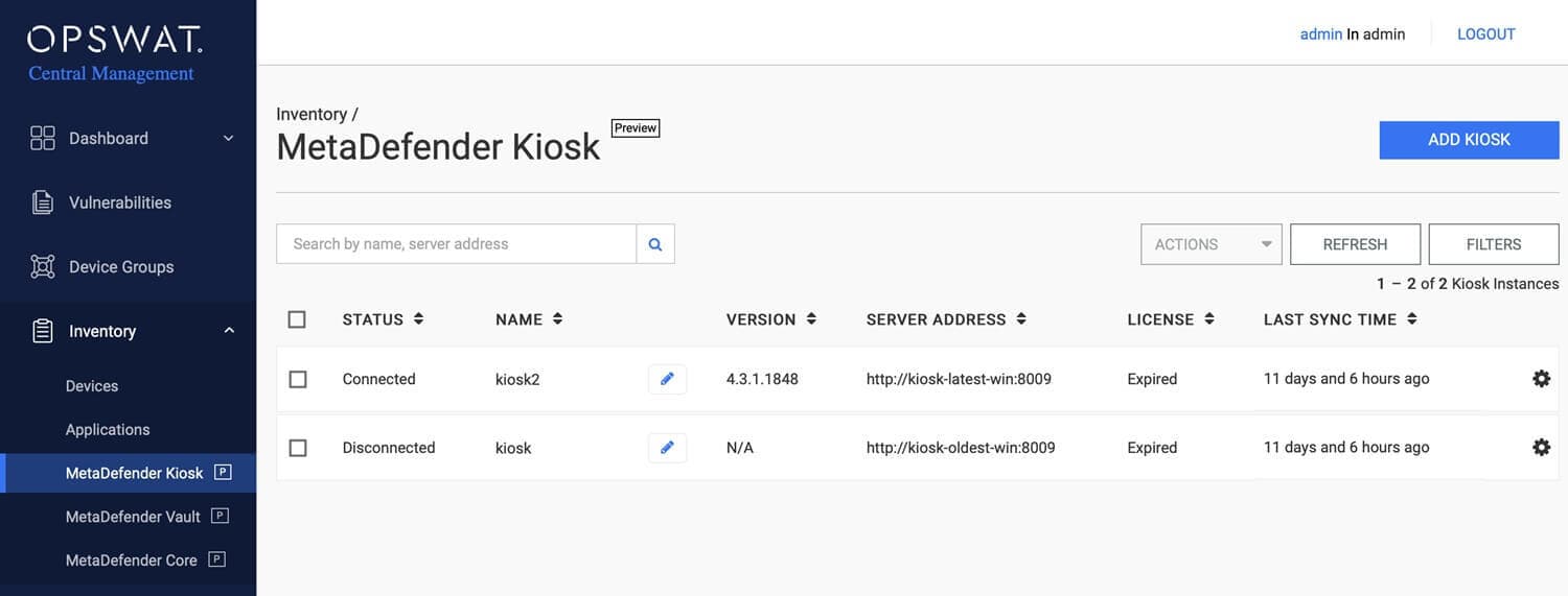 My OPSWAT v7.1.0 Release