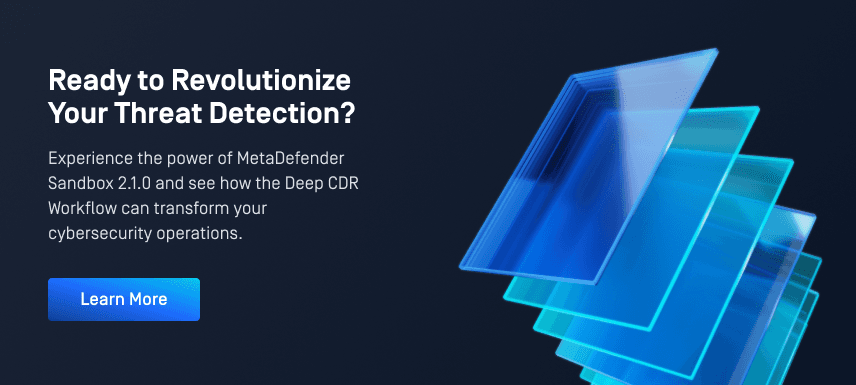 Revolutionizing Threat Detection with MetaDefender Adaptive Sandbox 2.1.0